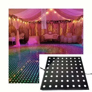 热卖便携式夜总会家具LED舞池带像素和星光效果酒吧led par跳舞便宜dj婚礼派对