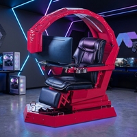 Chaise longue inclinable en cuir PU pour ordinateur de bureau et de Gaming, fauteuil, siège entièrement électrique