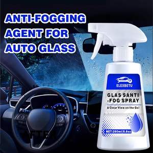 車のフロントガラス用防水曇り止めキット（コーティング剤とクリーニングスプレー260ml入り）環境に優しいpH中性、残留物なし - Product Image 5