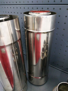 Chimney en acier inoxydable 100/60 mm, <span class=keywords><strong>tuyau</strong></span> d'échappement coaxial pour cuisinière à <span class=keywords><strong>gaz</strong></span>, <span class=keywords><strong>chaudière</strong></span> à <span class=keywords><strong>gaz</strong></span> murale - Product Image 5