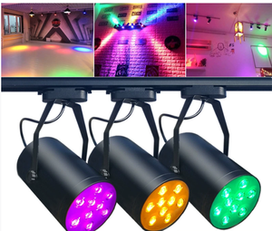 Đèn Chiếu Sáng COB Trong Nhà Màu RGB Với Điều Khiển Từ Xa 30W Đèn Theo Dõi Mờ Cho Các Quán Bar Ktv Vũ Trường Tiệc Tùng Đèn LED Theo Dõi Downlight - Product Image 1