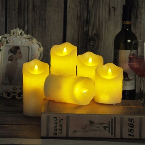 Low Price Wholesale Customized Religious Christmas Wax Flickering <b>Battery</b> <b>Operated</b> Electric Plastic Flameless Led Candles - Product Image 3