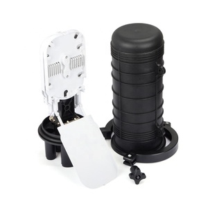 Hộp Nóng Chảy Sợi Quang Khớp Nối Mái Vòm Sợi Quang 4 Cổng 24 Lõi Màu Đen 3 Vòng Và 1 Khớp Nối Sợi Quang Hình Bầu Dục - Product Image 2