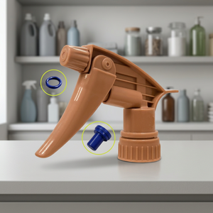 Pompe de nettoyage robuste en aluminium de qualité industrielle, antidérapante, avec buse de pulvérisation à gâchette pour bouteilles de produits chimiques - Product Image 3