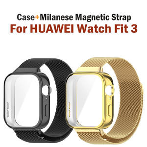 רצועה מגנטית + שעון עבור huawei שעון עבור huawei 3 צמיד נירוסטה - Product Image 6