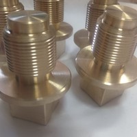 Bouchons hexagonaux en laiton Longfan sur mesure M10, usinés avec précision, pour connexion filetée, embouts vierges, Chine Zhejiang Industriel