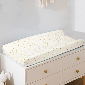 Premium Cotton Baby <strong>Changing</strong> Table Cover Stretch Elastic Cuff Washable Fabric Skin Safe for Newborns Fits 80cmx40cmx9cm <strong>Changing</strong> - Product Image 2