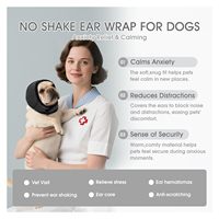 Protège-oreilles pour chien en polyester et nylon imperméables, motif uni, anti-bruit pour la chasse, protection pour animaux de compagnie, vente en gros, OEM personnalisé