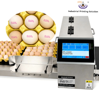 Imprimante à jet d'encre automatique pour œufs IPS-E200 avec convoyeur à bande, machine de codage et de marquage des œufs avec encre comestible