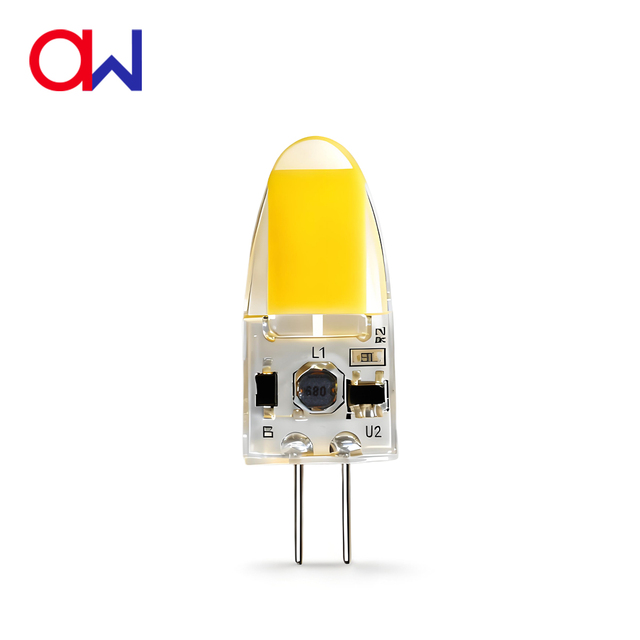 G4 GY6.35 LED Bulb 2.3W COB Silicone AC/DC 12V Bi Pin 200-230LM 2700K-6000K CRI80 CE RoHS Halogen Replacement