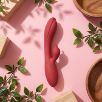 Vibrateur Red Rabbit pour femmes, 12 fréquences de vibration réglables, masseur clitoridien AV, stimulateur intime portable, pour adultes