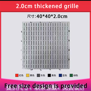 Suelo de plástico antideslizante Uso en interiores <span class=keywords><strong>Click</strong></span>-<span class=keywords><strong>Clack</strong></span> Tiles Car Wash Garage - Product Image 6