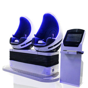 Intérieur Mini <span class=keywords><strong>Tour</strong></span> de Réalité Virtuelle 3Dof Système 2 Sièges 9D Simulateur de Cinéma des Oeufs VR pour Petit Espace - Product Image 6