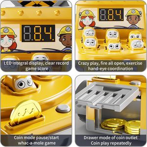 Kinder-Auto-Schlagbrettspiel Eltern-Kind-Interaktives Spielzeug Cartoon-Technik Arcade Whack-a-Mole - Product Image 3
