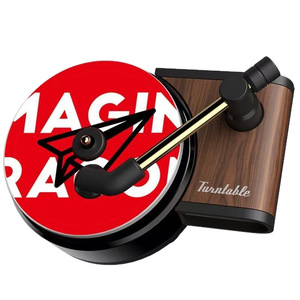 Retro Vinyl <b>Car</b> Air Freshener Record Player Style Vent <b>Clip</b> Decorative Fragrance 10-20mL No Electricity Needed - Product Image 2