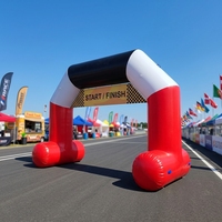 Porte de course Arche à air sport Recycle Arche à logo imprimé personnalisé pour événements Gazebo Publicité promotionnelle Tente gonflable