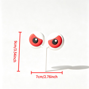 Adornos para Macetas con Ojos de Anime Impresos en 3D PLA - Adorno de Dibujos Animados Peculiar, Regalo Creativo para Decoración de Escritorio y Manualidades de Jardín - Product Image 4