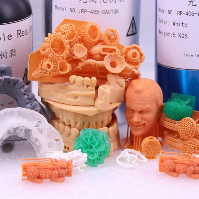ZS LCD/DLP./LED 405nm Dental Use and Jewelry Casting Resin Used for DLP 3d Printer