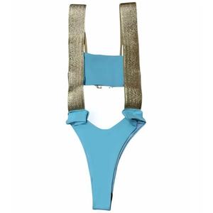 Traje de Baño Personalizado OutPace 2024, Traje de Baño Negro y Ropa de Playa, Bikini Deportivo con Estampado de Leopardo y Sujetador Push-Up - Product Image 5