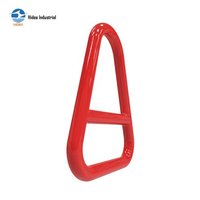 Anneau triangulaire HIDEA G80 en acier superallié haute résistance, trempé et martelé, détection de fissures Magnaflux pour raccords d'extrémité de sangles de levage