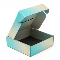 Boîte d'expédition pliable en carton ondulé écologique certifiée, personnalisable avec logo, faible MOQ, pour e-commerce et cadeaux