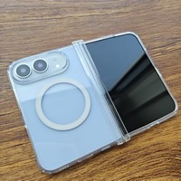 Étui de téléphone pliable magnétique transparent anti-chute pour iPhone 18 DUO Fold, coque arrière transparente