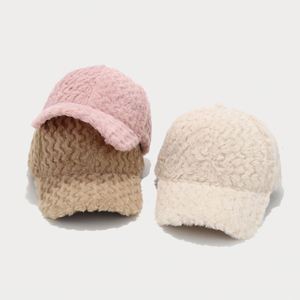 Gorro de Invierno Cálido para Mujer, Diseño Acolchado, Color Sólido, para Exteriores, Gorra de Béisbol con Peluche - Product Image 2
