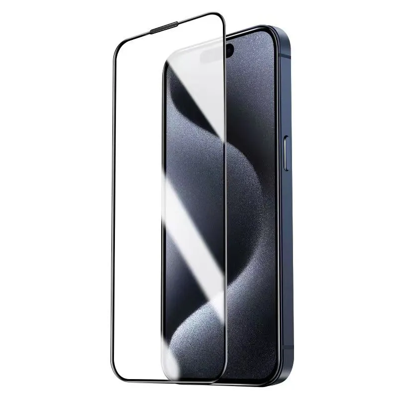 Produção automatizada adequada para tela de vidro 9H de alta definição de filme protetor de tela de celular série iPhone 15