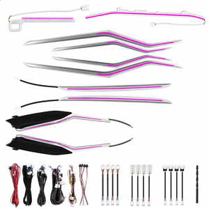 Upgrade-Kit für Ambientebeleuchtung mit 10 Farben und Bildschirmsteuerung für BMW 3er G20 2023 M340i 330i 320i Innenraumlicht Zubehör - Product Image 1