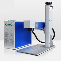Superbe machine de marquage laser portable fendue au laser à fibre 20w 30w 50w Machine de marquage laser à fibre