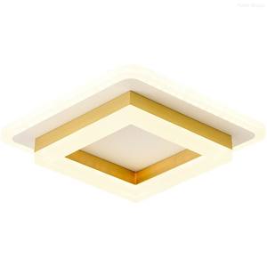 Nordic Modern LED Ceiling <b>Light</b> AC <b>Corridor</b> Home Living Room Middle Pendant Acrylic Square Plastic Remote Control IP33 2-Year - Product Image 4