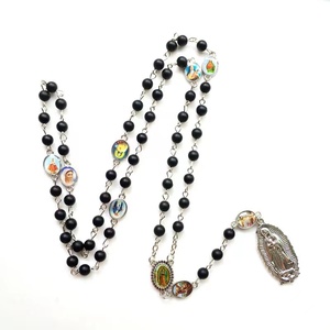 주문 디자인 돌 구슬 Rosaries 7 슬픔 <span class=keywords><strong>Chaplet</strong></span> 묵주 - Product Image 1
