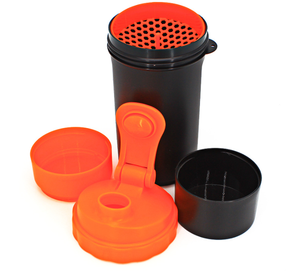 Venta al por mayor proteína Coctelera/600ml de botellas de agua agitadores deporte de agitador de plástico de botella de 600ml de logotipo personalizado - Product Image 3