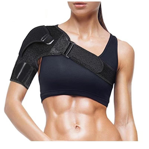 Attelle d'épaule réglable avec coussinet de pression <span class=keywords><strong>pour</strong></span> la protection des épaules, idéale <span class=keywords><strong>pour</strong></span> les déchirures de la coiffe des rotateurs, la <span class=keywords><strong>tendinite</strong></span> et les luxations - Product Image 1
