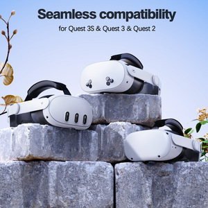 Cómodo accesorio <span class=keywords><strong>de</strong></span> correa para la cabeza para Meta for <span class=keywords><strong>Quest</strong></span> <span class=keywords><strong>2</strong></span>/3/3s Nuevos accesorios <span class=keywords><strong>de</strong></span> juego <span class=keywords><strong>de</strong></span> <span class=keywords><strong>realidad</strong></span> <span class=keywords><strong>virtual</strong></span> Embalaje en caja <span class=keywords><strong>de</strong></span> color - Product Image 6