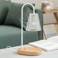 Lampe de table d'aromathérapie à température réglable pour la fusion des bougies, chauffe-bougie électrique