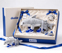 Sac à dos en peluche Requin Mignon et Doux pour Enfants – Sac de Transport Quotidien Personnalisé OEM/ODM