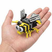 Set de Bloques de Construcción de Insectos Abeja, Juguete Educativo STEM, Ladrillos DIY, Kit de Modelo Animal, Regalo Creativo para Niños de 6 Años en Adelante