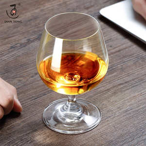 365ml Durable Moderne <span class=keywords><strong>Luxe</strong></span> Hôtel Restaurant Mariage Bar Fête En Vrac Or Jante <span class=keywords><strong>Cognac</strong></span> Brandy Verre 48/Pack Verres À Vin Courts - Product Image 4