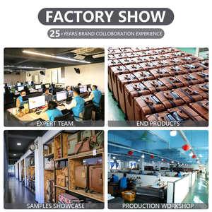 Valigia in Pelle OEM da 47 Pollici con Doppia Cerniera, Borsa per Laptop in Pelle per Affari - Product Image 6