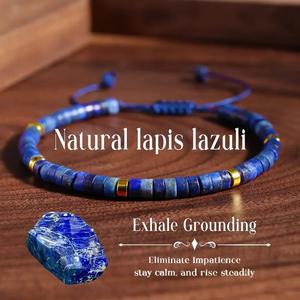 Bracciale Bohemien in Lapislazzuli Naturale Personalizzato con Perline, Bracciale Regolabile con Pietre Energetiche, Vendita all'Ingrosso - Product Image 1