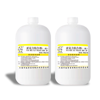 Adhésif spécial acrylique de qualité supérieure, haute résistance, résistant à la chaleur, pour cylindres acryliques, projets de bricolage, collage durable, colle industrielle