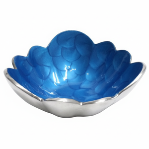 ชามเสิร์ฟช็อกโกแลตดอกไม้ทำจากโลหะอะลูมิเนียมดีไซน์เคลือบ - Product Image 1