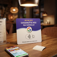 Autocollant de table NFC en PVC |   Autocollant adhésif personnalisé pour carte de visite RFID 100*100mm 13.56MHz, plaque de paiement utilisée dans les restaurants