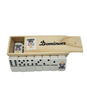 <span class=keywords><strong>Dominos</strong></span> en <span class=keywords><strong>bois</strong></span> de haute qualité, fabrication directe d'usine, logo personnalisé, <span class=keywords><strong>dominos</strong></span> professionnels portoricains, double six, 28 tuiles dans une boîte - Product Image 1