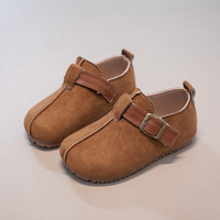 Mocassins à bout rond pour enfants, chaussures de marche quotidiennes à semelle souple antidérapante pour garçons et filles, vente en gros
