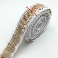 Ruban de dentelle en gros pour usine, ruban décoratif pour emballage de bouteilles, matériel d'arrangement de mariage, décoration vintage faite à la main DIY