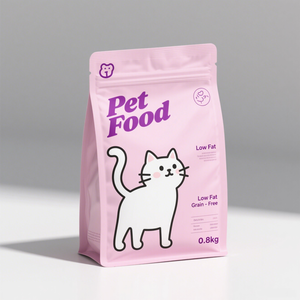 Stampa personalizzata all'ingrosso a prova di odore gatto cibo secco fragranze e sapori speciali cane <span class=keywords><strong>agnello</strong></span> e <span class=keywords><strong>riso</strong></span> cibo per cani Mylar sacchetto - Product Image 2