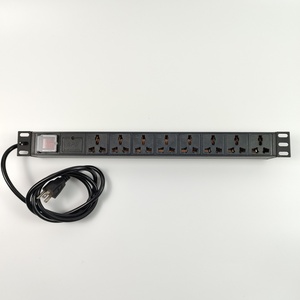 Hot bán tủ đơn vị phân phối điện PDU ổ cắm 8 cổng 10A Hợp kim nhôm trung tâm dữ liệu mạng Rack mount PDU - Product Image 1
