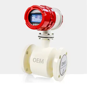 Low-cost magnetic sewage milk flow meter liquid control digital electromagnetic flowmeter